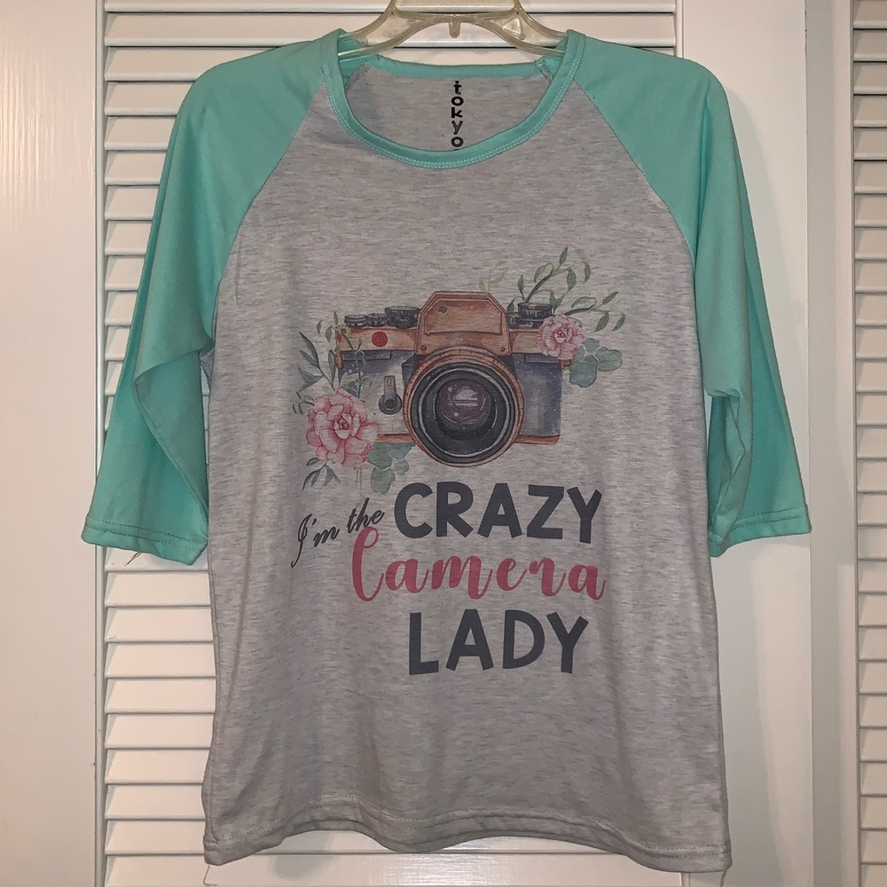 Fun photography t-shirt, new